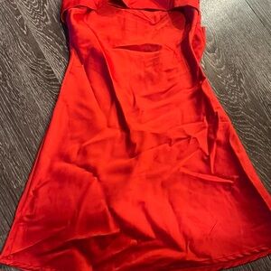 Princess Polly Strapless Red Dress